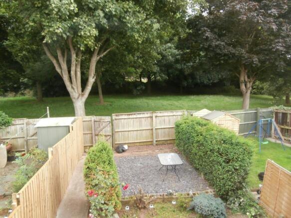 garden and park at the back
