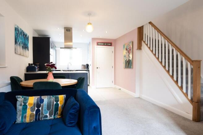 OPEN PLAN KITCHEN DINER AND LIVING ROOM