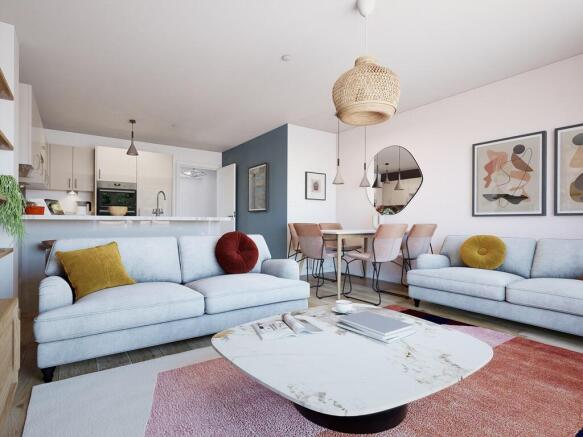 A sociable & welcoming living area