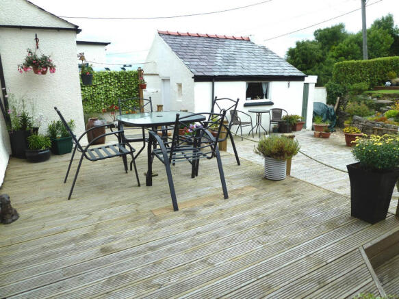 Decked terrace
