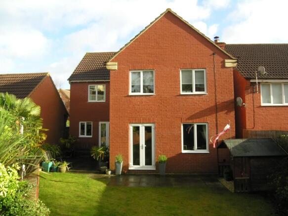 rear of property