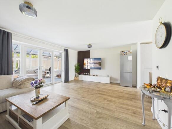 Open plan kitchen-living-dining room