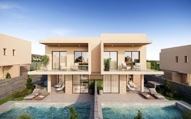Back of Villa -...