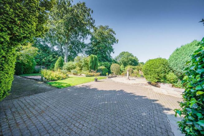 Large Driveway and Gardens
