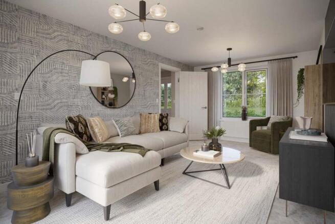 Separate living room for snug nights in