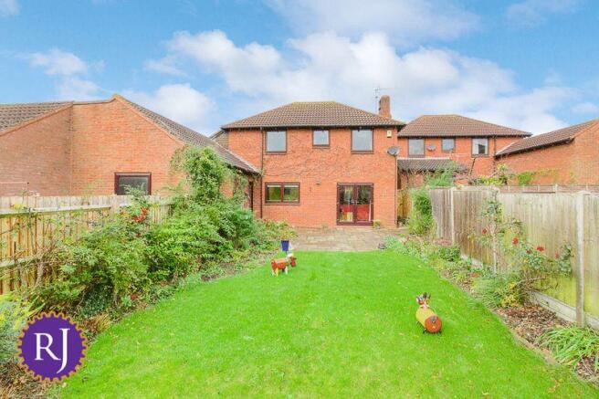 Rear of house