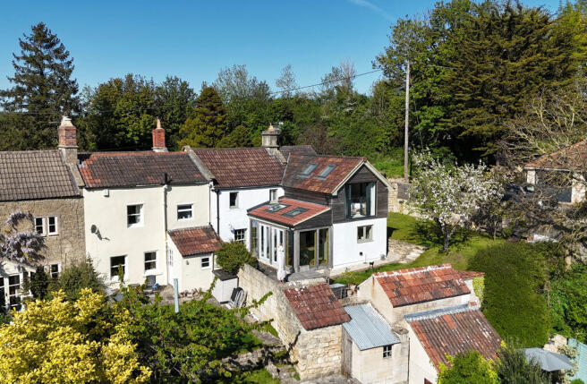 Rear of house
