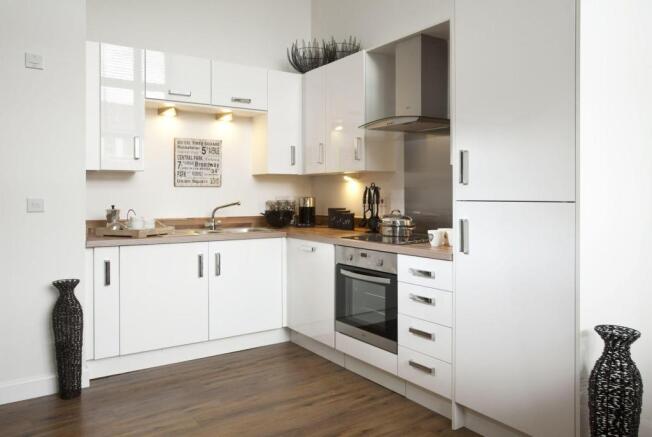 Typical apartment kitchen