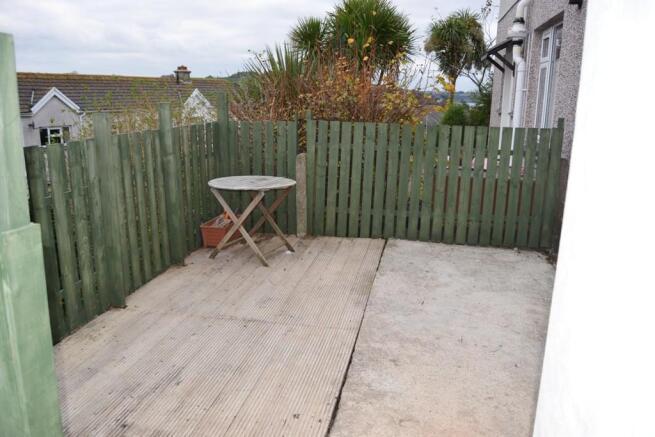 Front terrace