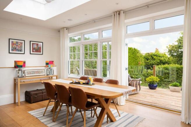 Dining area in Kitchen leading to Terrace