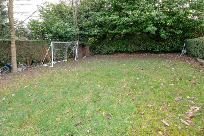 Lower rear garden