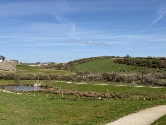 View from front over country park