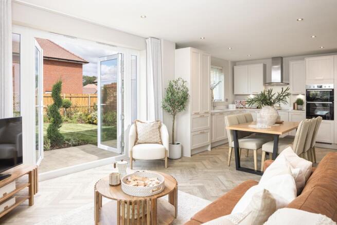 Kitchen diner in the Shaftesbury detached four bedroom home