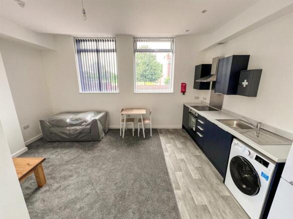 Photo living room and blinds