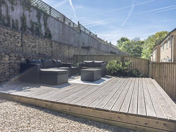 Rear decked area