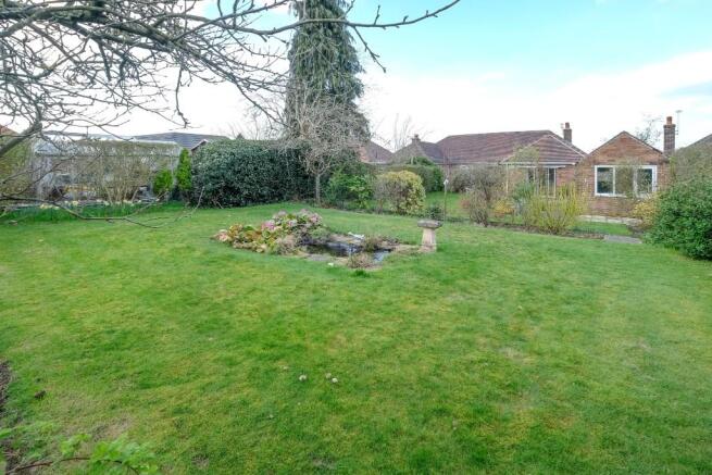 From end of garden