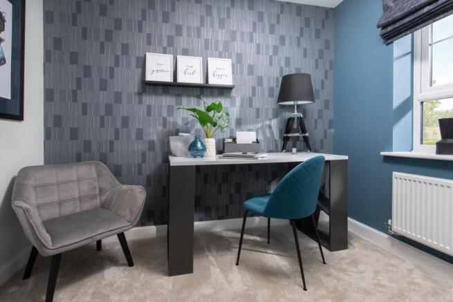 Internal image of the Kingsville study/4th bedroom