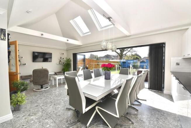 Kitchen-Dining-Living Space