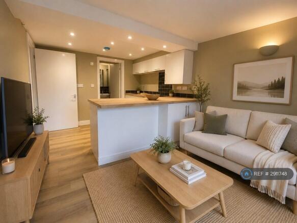 Living / Kitchen (Virtually Staged)