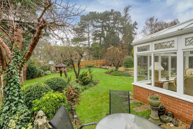 Looking down the garden