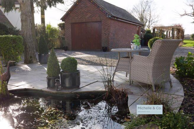 pond and garde...