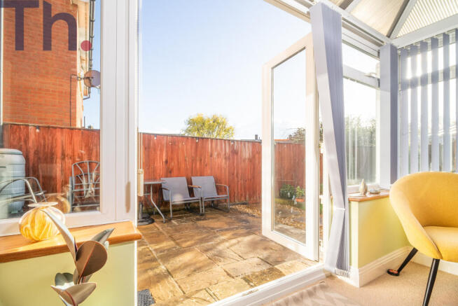 Garden View from Conservatory