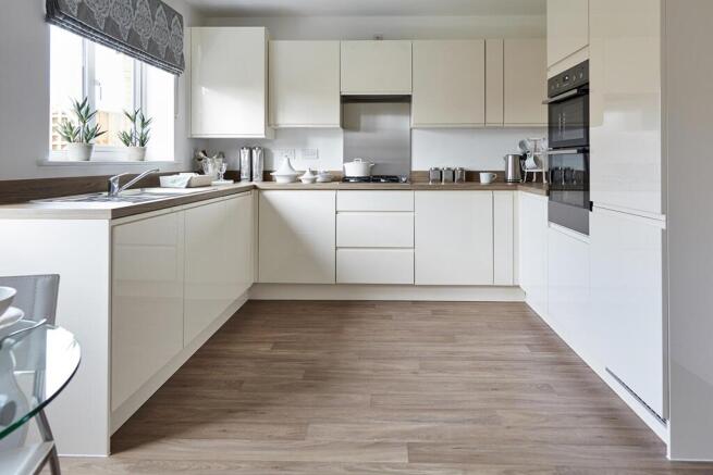 An example of a bungalow kitchen