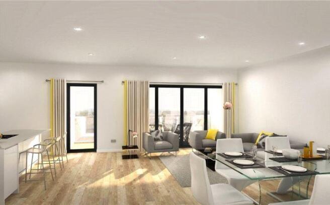 Kitchen/ Living Area