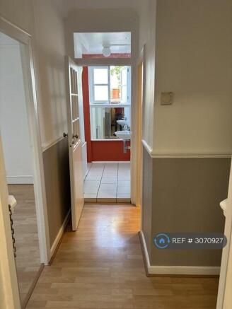 Hallway To Kitchen And Bathroom