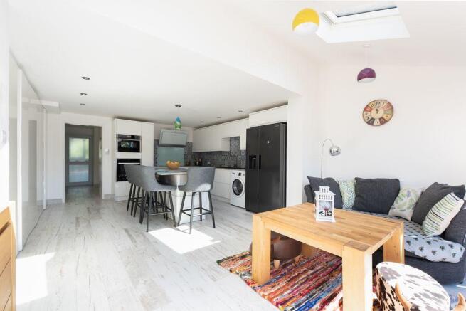 Kitchen, Family & Dining Room