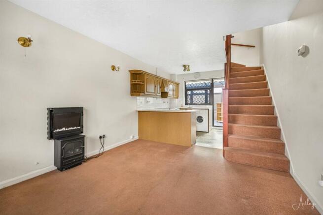 Open-plan kitchen/living room