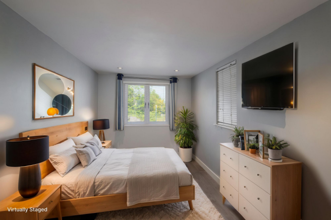 Virtually Staged Bedroom 1, Clarence, Dartmouth Hilltops, Dartmouth