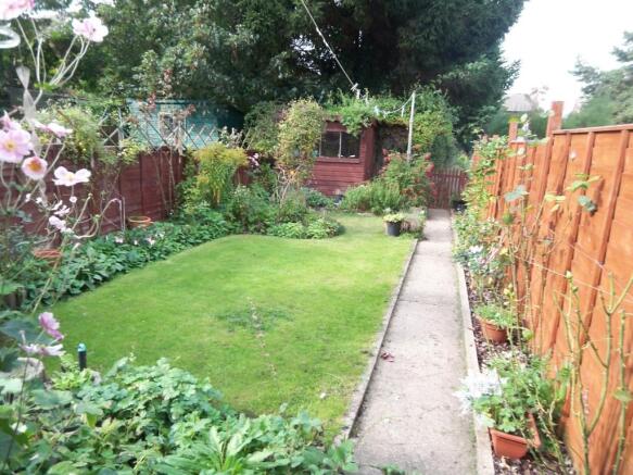 Rear garden