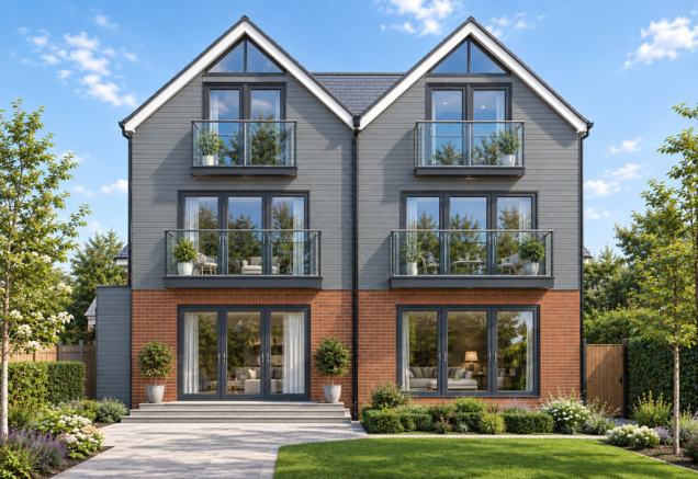 Potential finish of the house