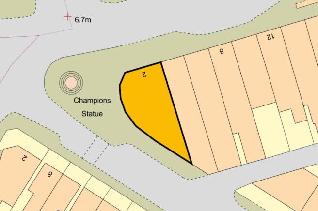NOT TO SCALE FOR INFORMATION ONLY © ES100004608