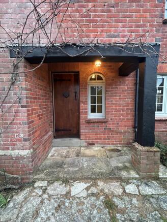 Close up of front entrance