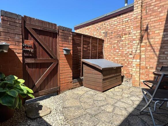 Rear courtyard