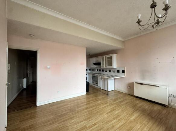 Lounge to kitchen