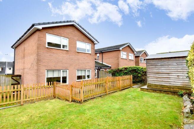 Rear elevation and garden