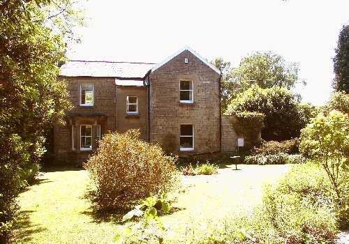 rear of the house