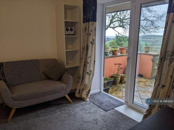 Living Kitchen Room With View Of Blackmore Vale