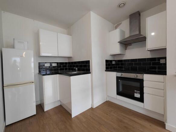 Open plan lounge/kitchen