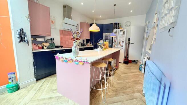 Open Plan Living/Dining and Kitchen