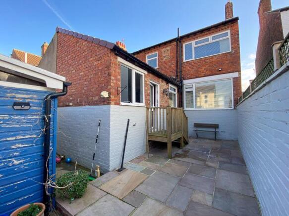 Rear of property