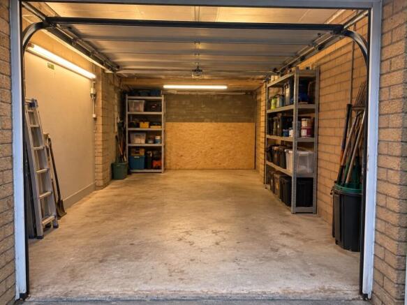Electric garage door open