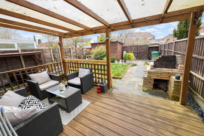 Rear Garden & Decked Area