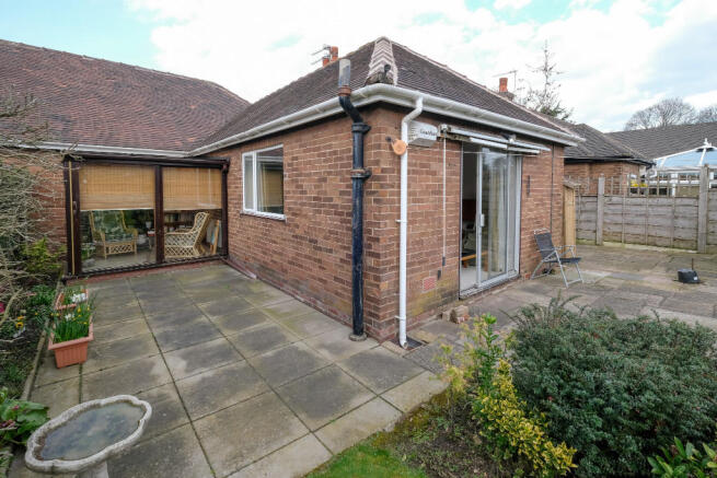 Rear patio