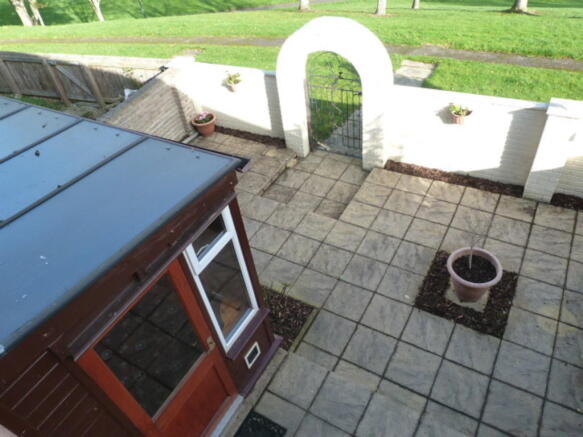 View back garden