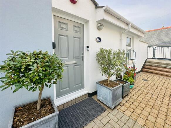 Private Front Door From Road Level.JPG