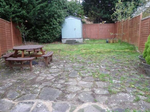 Rear garden